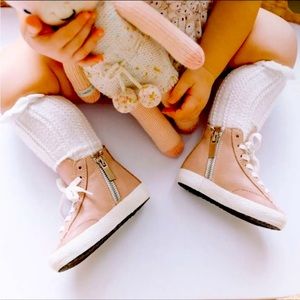 Piper Finn Toddler Leather Hightops sneakers - 5c